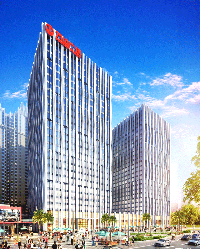 D . 遼寧營(yíng)口萬(wàn)達(dá)廣場(chǎng)